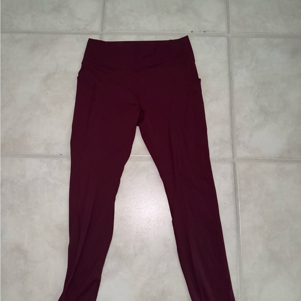 Fabletics Deep Burgundy Leggings